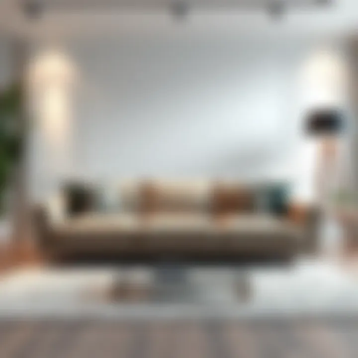 Elegant Farlov sofa in a modern living room setting