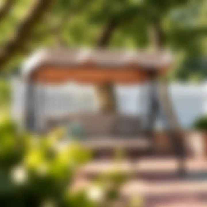 Price Trends for Patio Swings Infographic showing price trends for patio swings with canopies