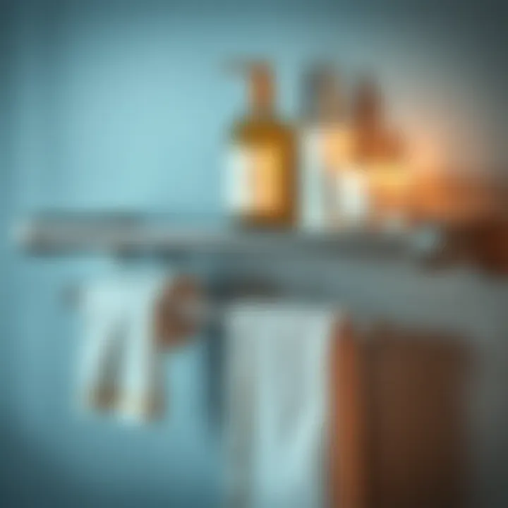 Exploring the Utility and Aesthetics of Brushed Nickel Train Rack Towel Shelves Introduction
