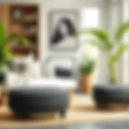 Exploring the Versatile Charisma of Black Wicker Footstools Introduction