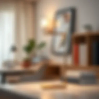 Sleek Design for Contemporary Spaces Modern dimmable table lamp on a stylish desk