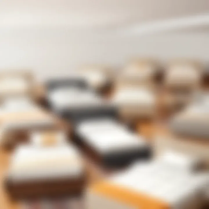 Variety of Single Bed Styles with Drawers Diverse styles of single beds with drawers displayed together