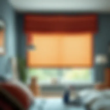 Care and Maintenance: Keeping Roller Shades Pristine Maintenance of roller shades showcased with cleaning tools