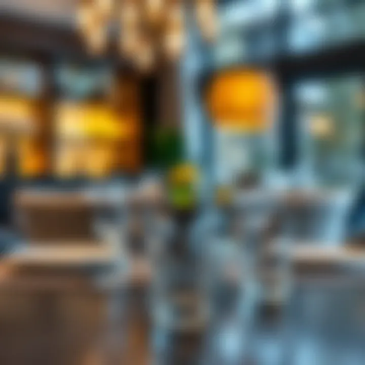 Tumbler Glasses Enhancing Modern Dining Stylish tumbler glasses in a modern dining setting