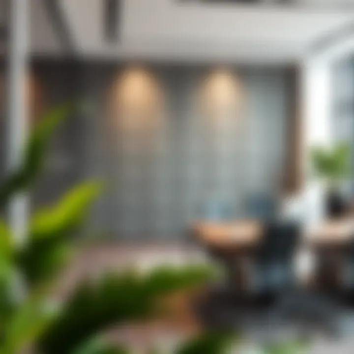 Acoustic Wall Panels in a Modern Office Modern office space with acoustic wall panels for improved sound quality