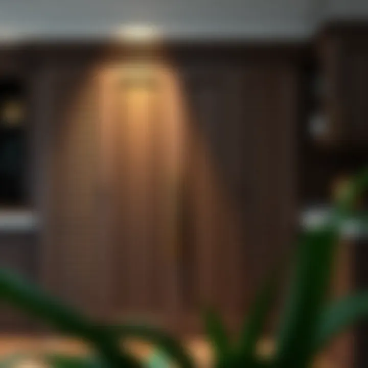 Elegant fluted cabinet doors showcasing intricate design