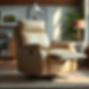 Various materials used in fold up recliner chairs