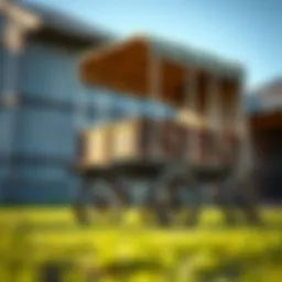 Heavy duty wagon cart showcasing robust construction and durable materials