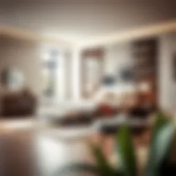 Elegant bedroom set showcasing a modern design with clean lines and neutral colors.