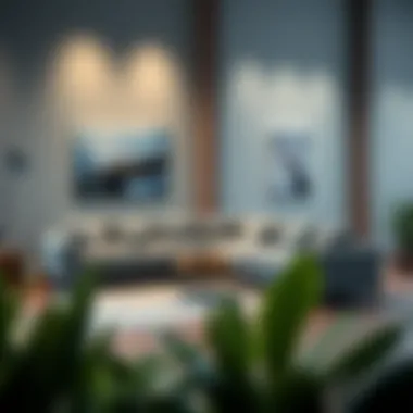 L-shaped couch arrangement for optimal space utilization