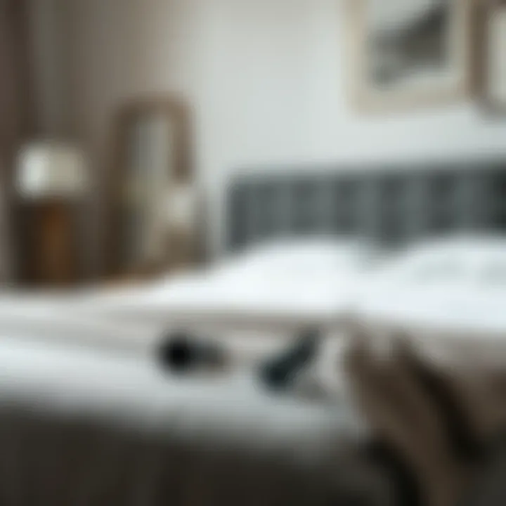 Essential Maintenance for Grey Fabric Beds Maintenance tools for keeping a grey fabric queen bed in pristine condition