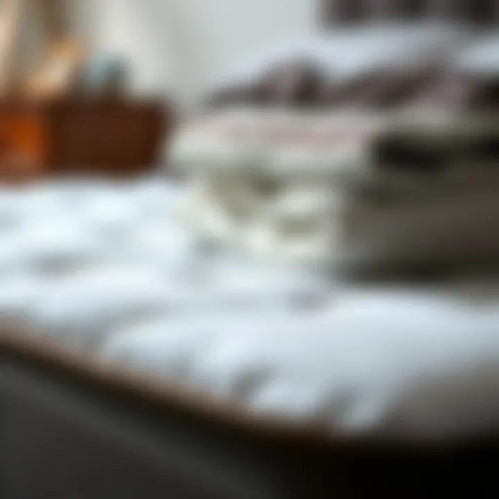 Close-up showcasing the materials used in mattress protectors