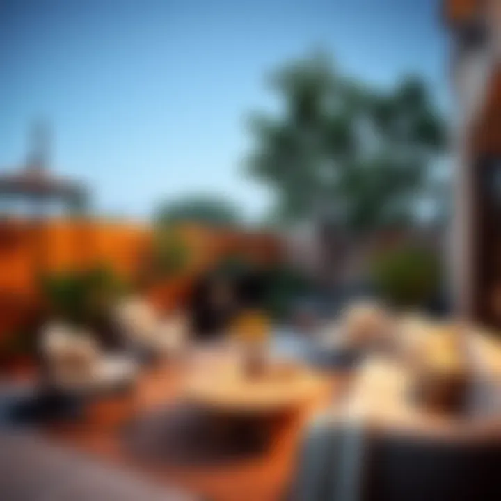 Use of natural materials in patio design