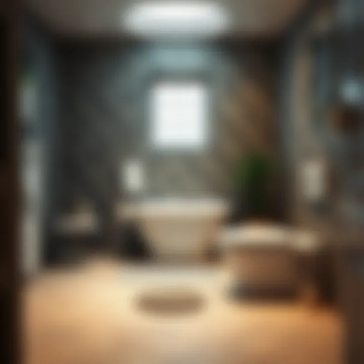 Practical bathroom carpet demonstrating ease of maintenance