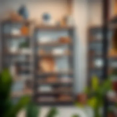 Variety of shelving materials for diverse aesthetic preferences