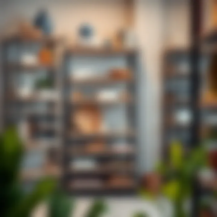 Variety of shelving materials for diverse aesthetic preferences