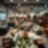 Diverse Furniture Collection Display A well-organized online furniture store showcasing various styles and categories.