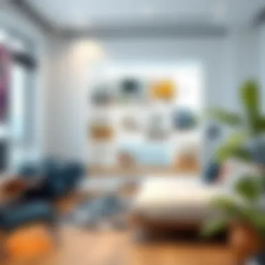 A seamless user interface design for an online shopping experience.