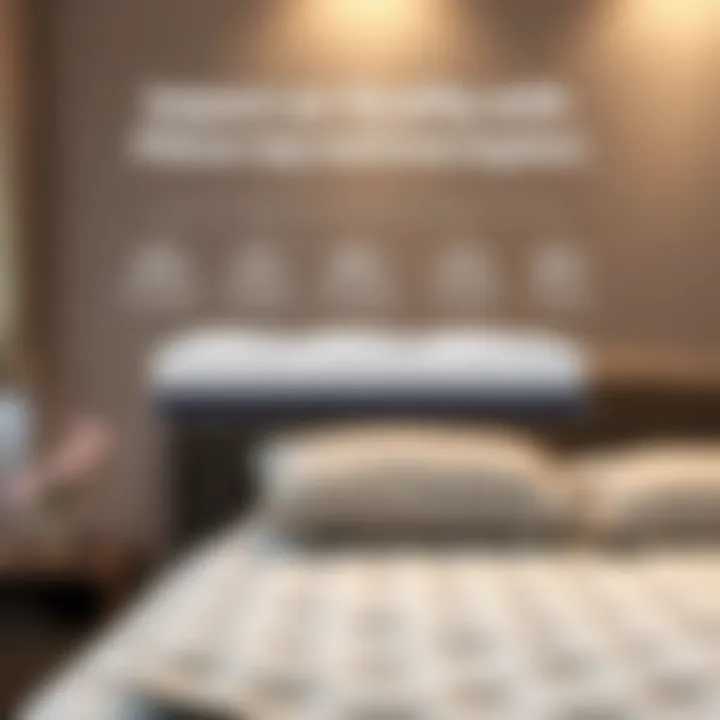 Diagram showing the impact of pillow top toppers on sleep quality and comfort.