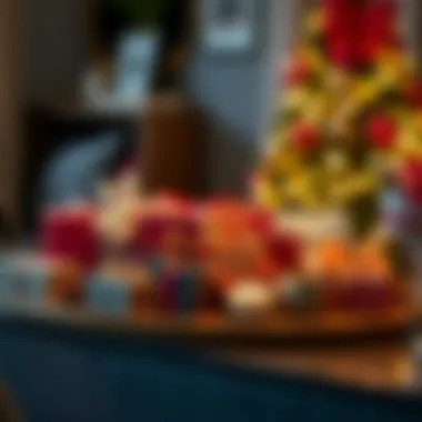 Creative gift ideas displayed on a table