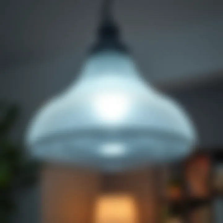 Sustainable materials used in pendant lamp shades