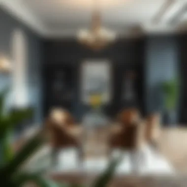 Elegant dining experience featuring a small kitchen table set