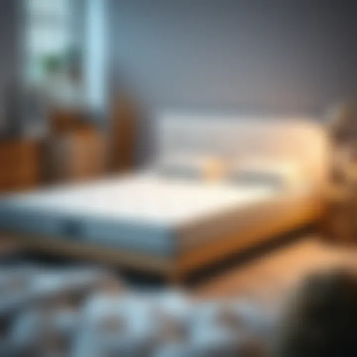 Comfort testing various mattresses for the Minnen bed