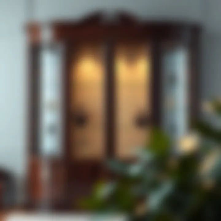 Classic Wooden Showcase Classic wooden showcase display case