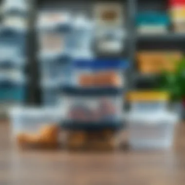 Comparison of storage solutions with plastic containers