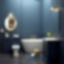 The Allure of Navy Blue Bathroom Sets Introduction