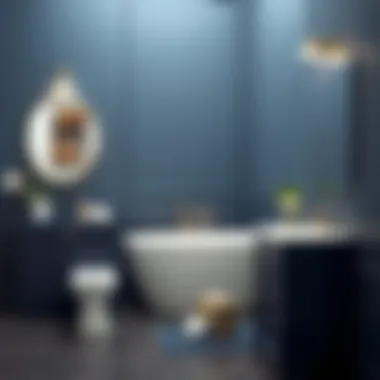 The Allure of Navy Blue Bathroom Sets Introduction