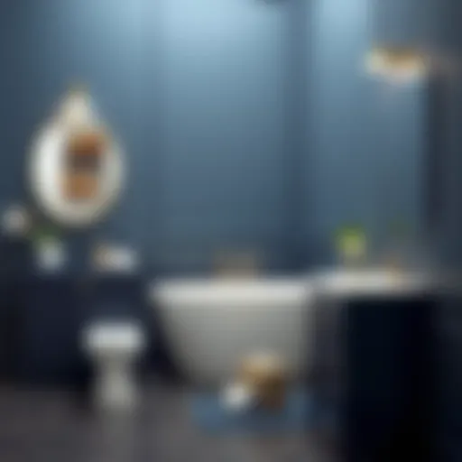 The Allure of Navy Blue Bathroom Sets Introduction