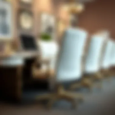 Notable The Allure of White and Gold Desk Chairs at Walmart Notable The Allure of White and Gold Desk Chairs at Walmart