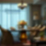 Elegant Dining Table Setting A beautifully set dining table with elegant tableware and centerpieces