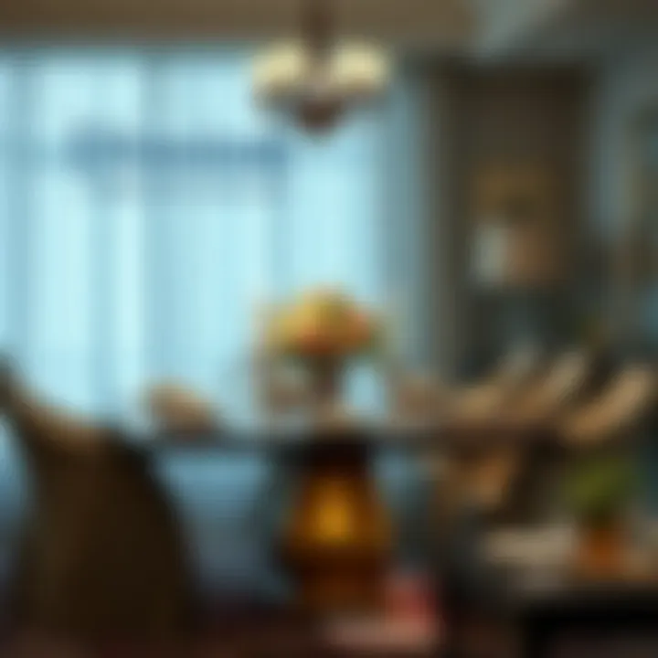 Elegant Dining Table Setting A beautifully set dining table with elegant tableware and centerpieces