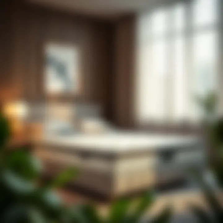 Illustration highlighting the benefits of using box springs for mattress support