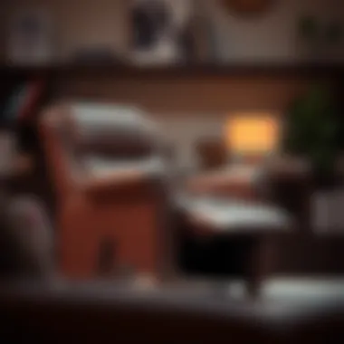 Ergonomic features of a single recliner for comfort