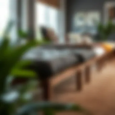 Variety of deep bench cushion styles displayed