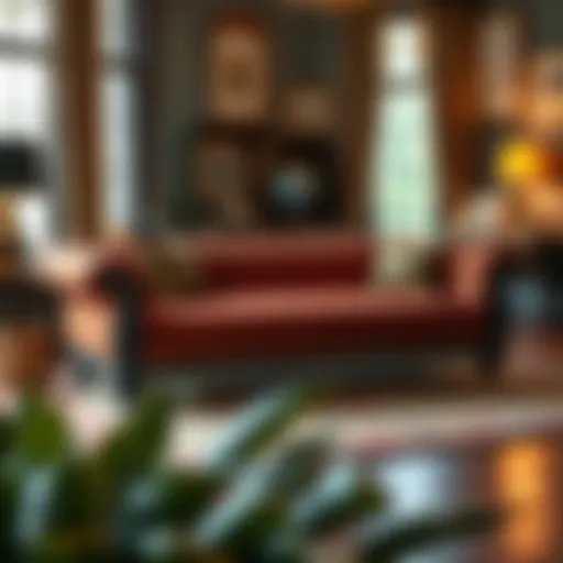 Historical Sofabed Design A vintage sofabed showcasing its historical design elements.