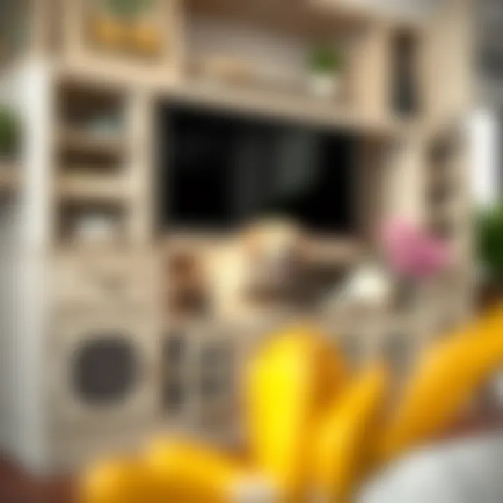 Innovative Pet Safety Features Close-up of dog-friendly design features in furniture