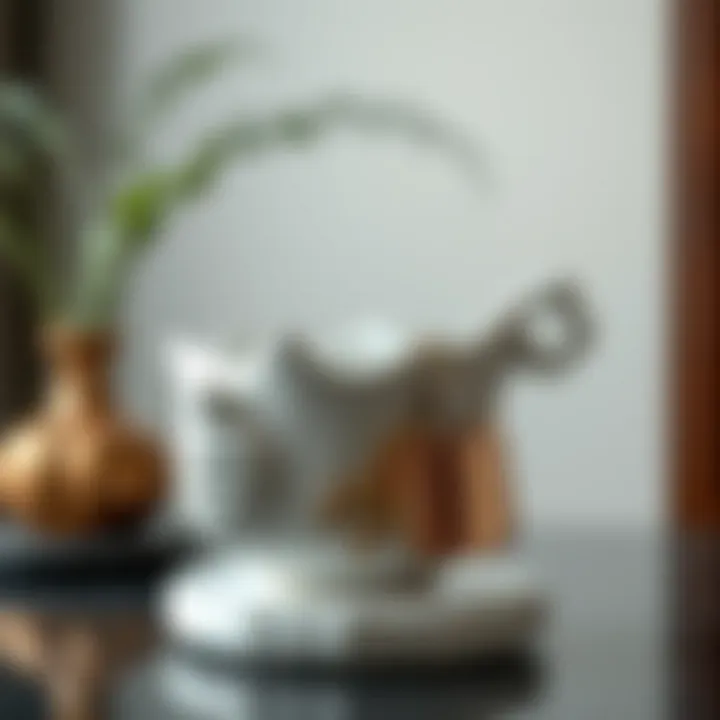 Artistic ceramic key rack holder as a decorative piece