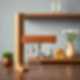 Elegant wooden key rack holder showcasing design and functionality