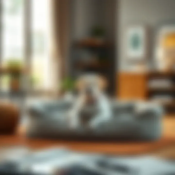 Modern dog bed styles that integrate with home decor