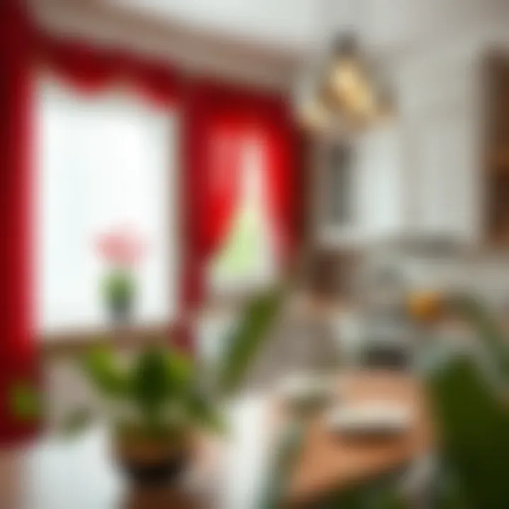 The Role of Red Cafe Curtains in Kitchen Design Summary The Role of Red Cafe Curtains in Kitchen Design Summary