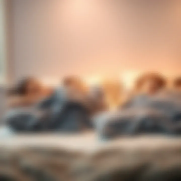 Optimal Sleeping Positions with Firm Pillows Illustration depicting various sleeping positions on firm pillows