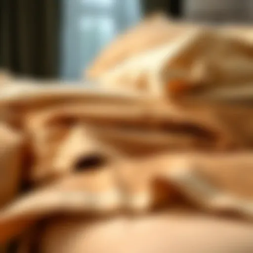 Luxurious fabric selection for mattress sheets