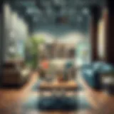 Visual representation of flexible payment options for furniture