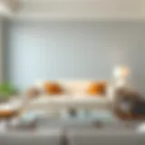 Elegant Loveseat Slipcover in Modern Living Room Elegant loveseat slipcover in a modern living room setting