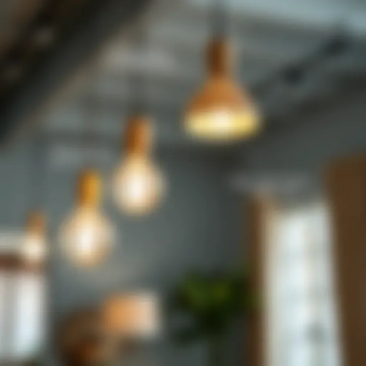 Safety features of pendant light cords highlighted