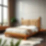 Modern Double Bed Design Elegant double bed in a modern bedroom setting